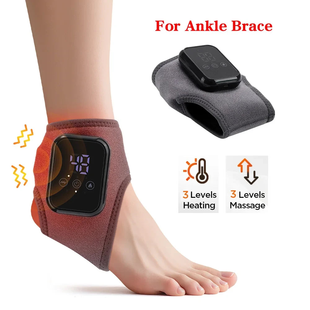 Rechargeable Heated Vibration Wrist and Ankle Wrap
