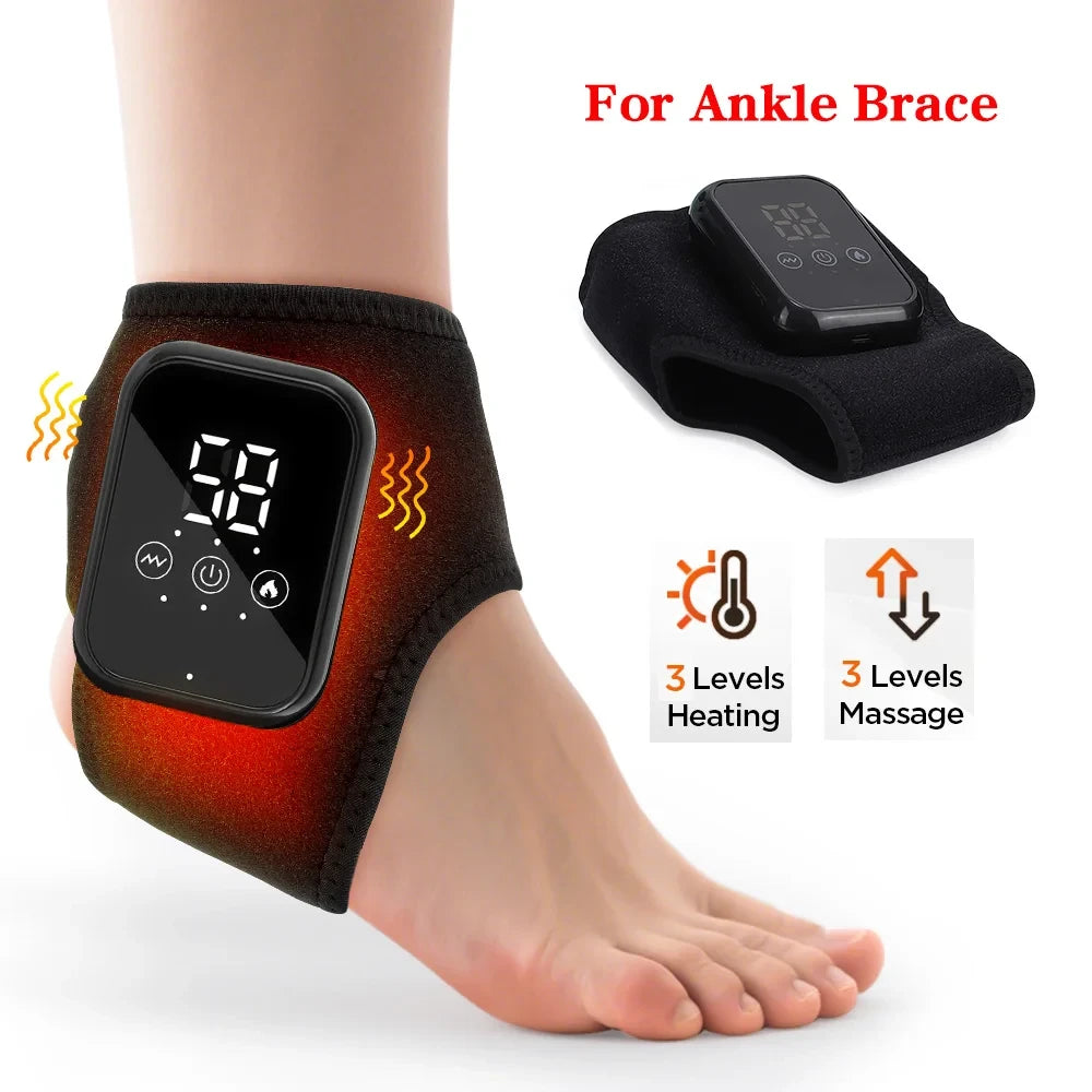 Rechargeable Heated Vibration Wrist and Ankle Wrap