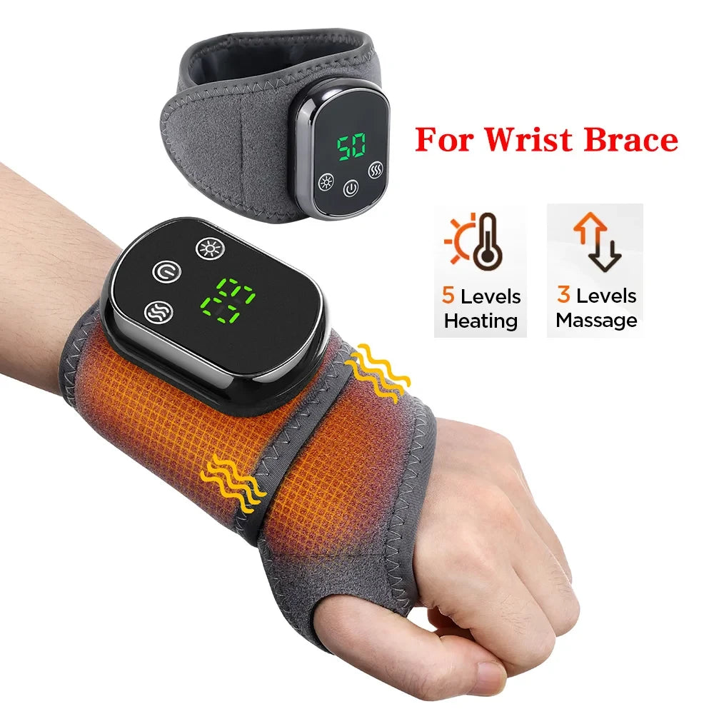Rechargeable Heated Vibration Wrist and Ankle Wrap