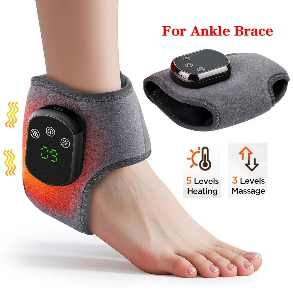 Rechargeable Heated Vibration Wrist and Ankle Wrap