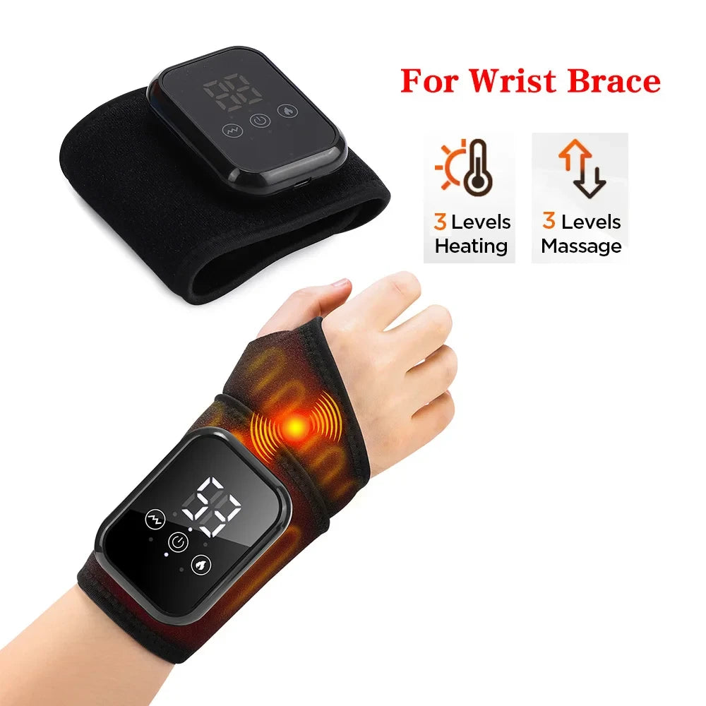 Rechargeable Heated Vibration Wrist and Ankle Wrap
